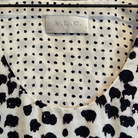 A.L.C. Scoop Neck Dot Print Tank! - Picture 4 of 10